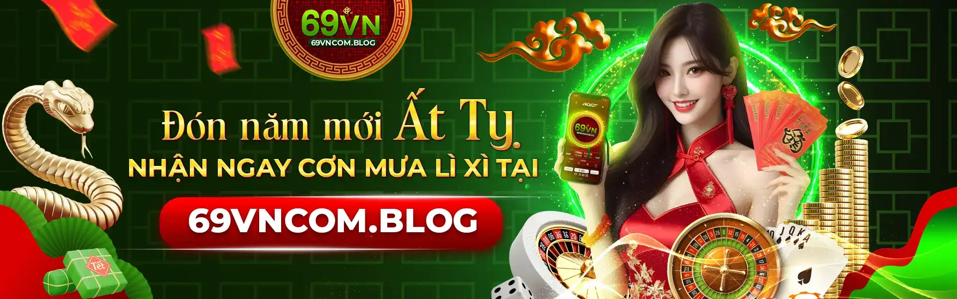 Đón năm mới Ất Tỵ nhân Bao lì xì tại 69vncom.blog